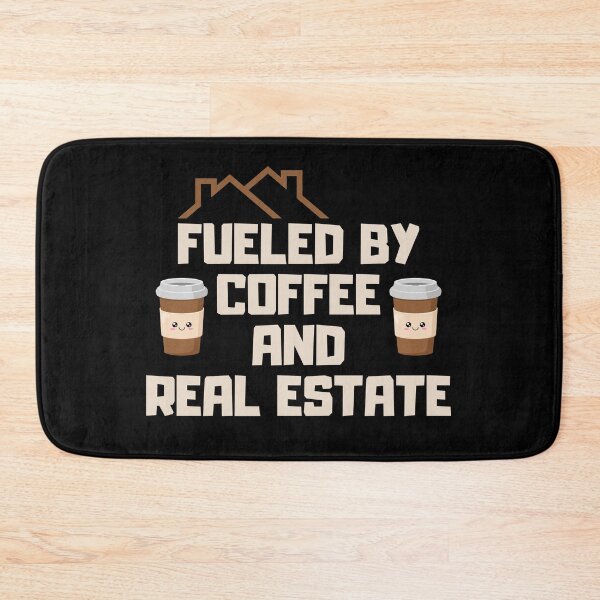 Item preview, Fueled By Coffee And Real Estate Funny Gifts for Real Estate Agent Broker designed and sold by nquestiaa.