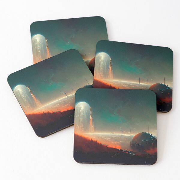 Item preview, Sci Fi Alien Landscapes 3 designed and sold by AiBroughtToLife.
