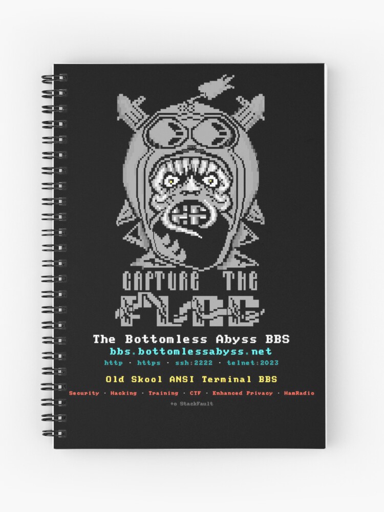 Thumbnail 1 of 3, Journal, The Bottomless Abyss BBS Skull CTF Collection designed and sold by BottomlessAbyss.
