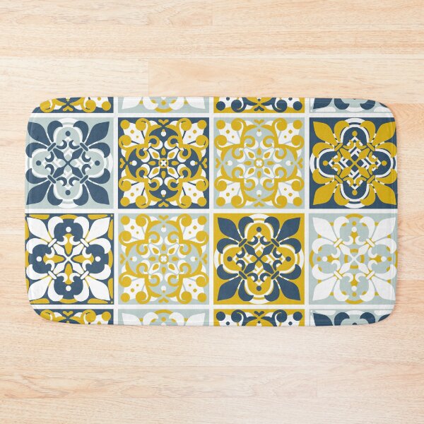 Item preview, Blue Geometric Portuguese Tiles designed and sold by kapotka.