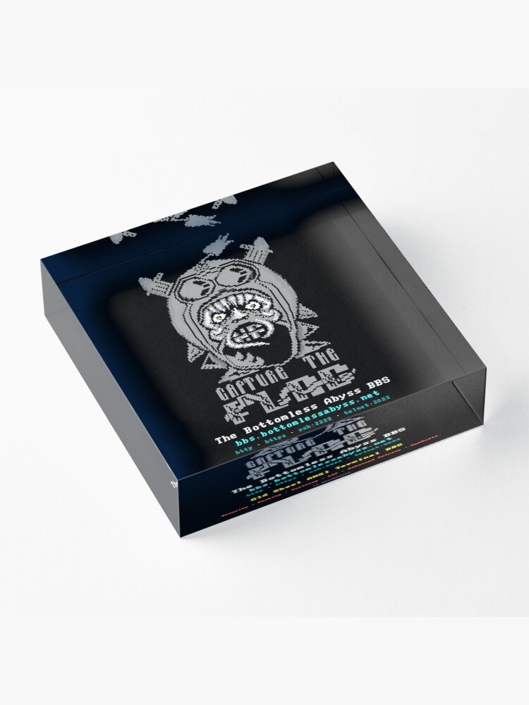 Thumbnail 3 of 5, Acrylic Block, The Bottomless Abyss BBS Skull CTF Collection designed and sold by BottomlessAbyss.