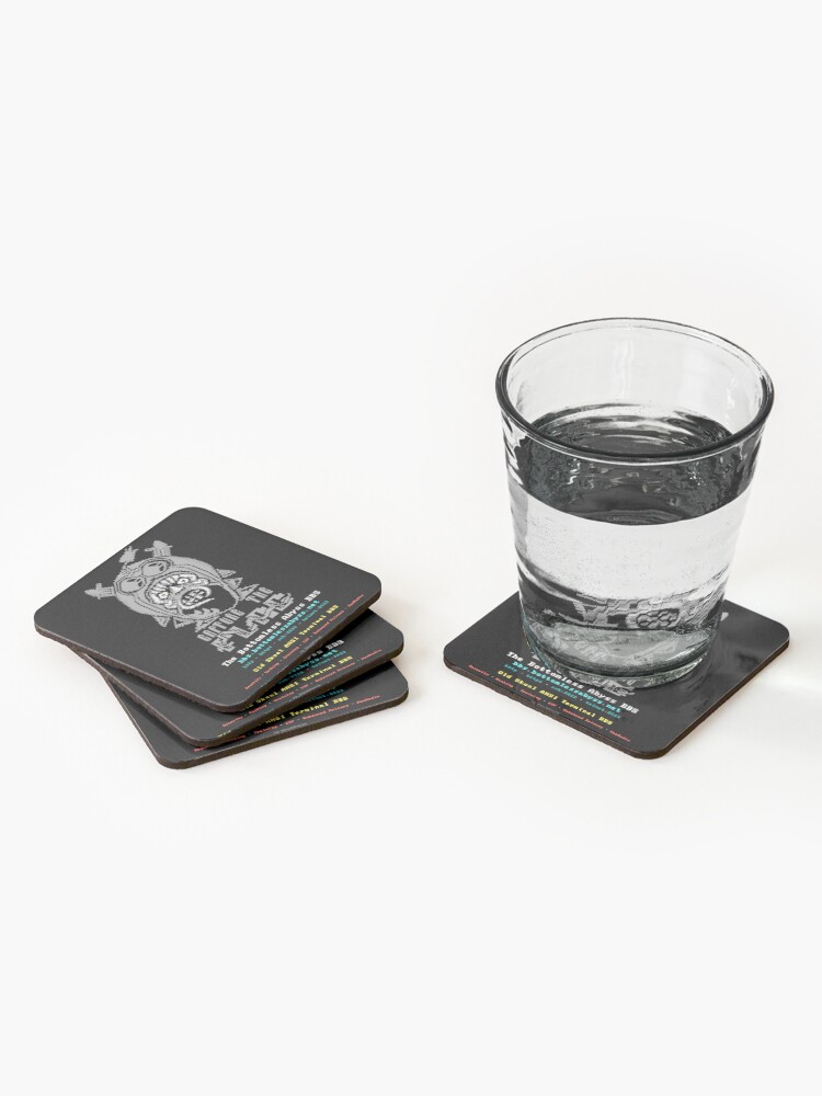Thumbnail 2 of 5, Coasters (Set of 4), The Bottomless Abyss BBS Skull CTF Collection designed and sold by BottomlessAbyss.