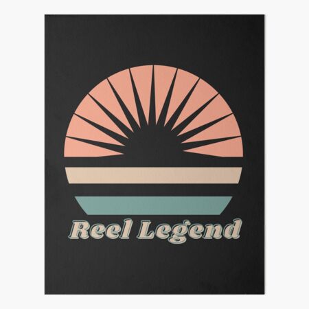 Reel Legend - MILF, Man I Love Fishing, Vintage Tropical Sunset