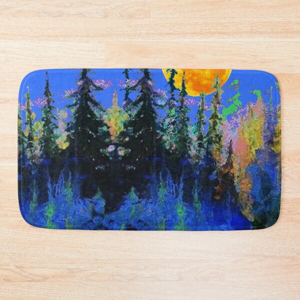 Item preview, FULL MOON BLUE WILDERNESS designed and sold by sharlesart.