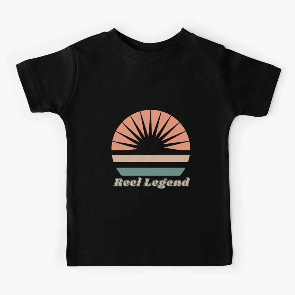 Reel Legend - MILF, Man I Love Fishing, Vintage Tropical Sunset Kids  T-Shirt for Sale by Sun Sand & Sea Art