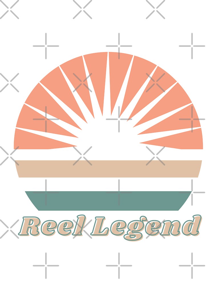 Reel Legend - MILF, Man I Love Fishing, Vintage Tropical Sunset Kids T- Shirt for Sale by Sun Sand & Sea Art
