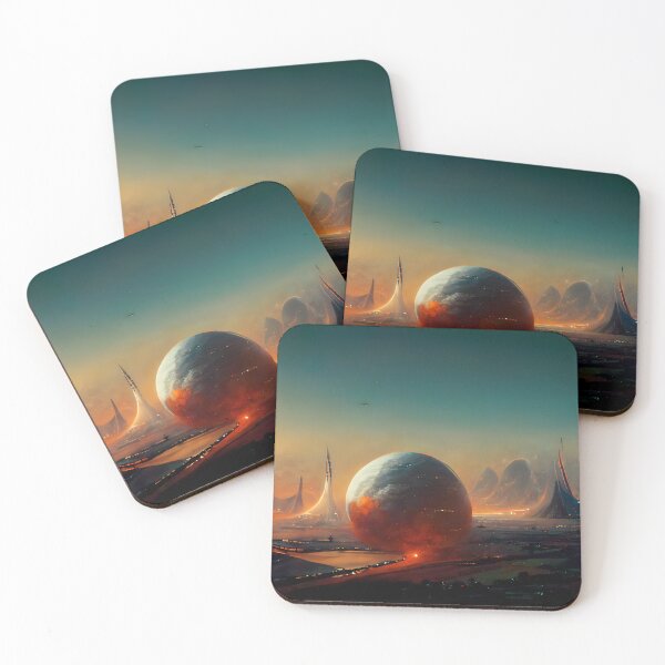Item preview, Sci Fi Alien Landscapes 5 designed and sold by AiBroughtToLife.