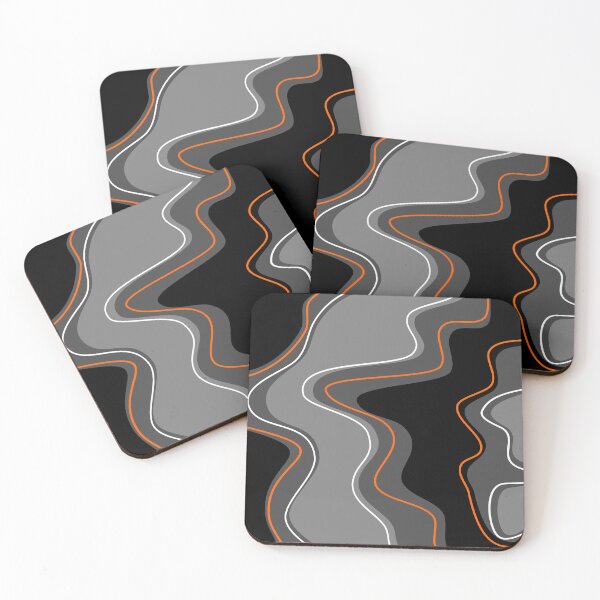 Item preview, Black and Orange Water Print designed and sold by Arianna Khalil.