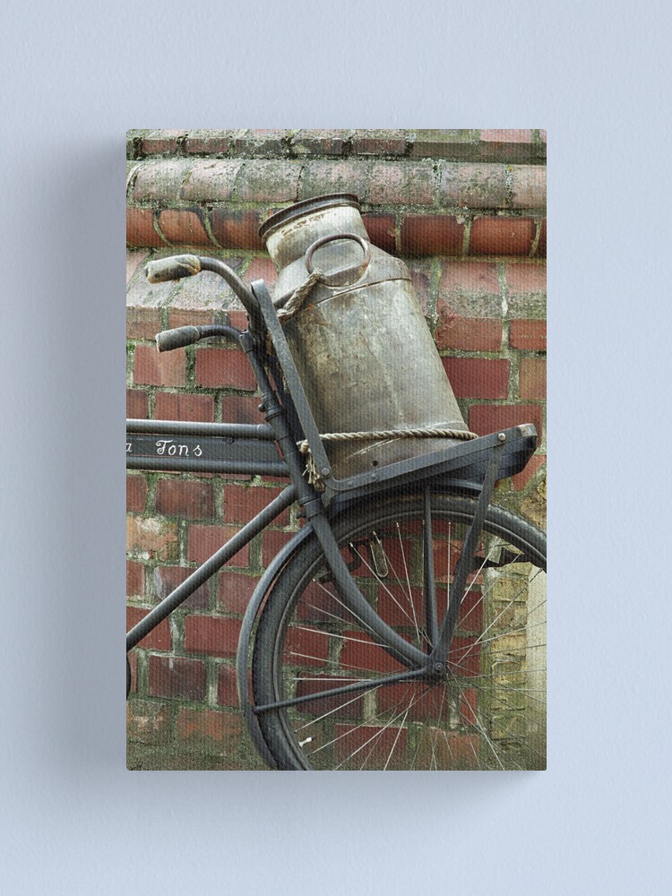 Alternate view of At the dairy factory Canvas Print