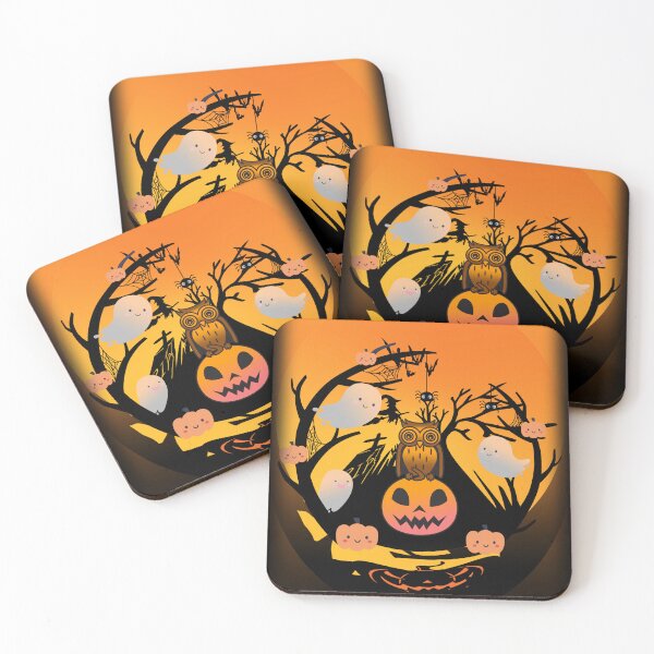 Item preview, Halloween Owl and Spooky Friends designed and sold by my-green-gecko.