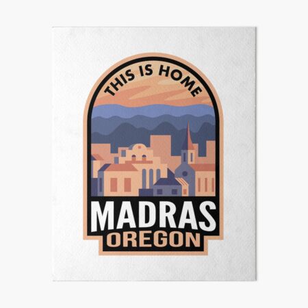 Aperçu de l'œuvre Downtown Madras Oregon This is Home créée et vendue par HalpinDesign.