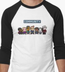 Community - 8Bit Men's Baseball ¾ T-Shirt