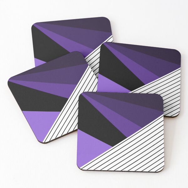 Artikelvorschau, Purple Geometric Pattern with Stripes entworfen und verkauft von Arianna Khalil.