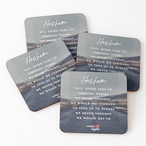 Item preview, Hashem will often take us through things we never thought we would go through, to take us to places we never thought we would get to designed and sold by Stories To Inspire - Motivational Jewish Quotes.