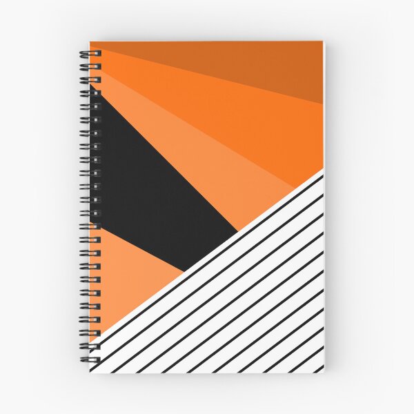 Item preview, Orange Geometric Pattern with Stripes designed and sold by Arianna Khalil.