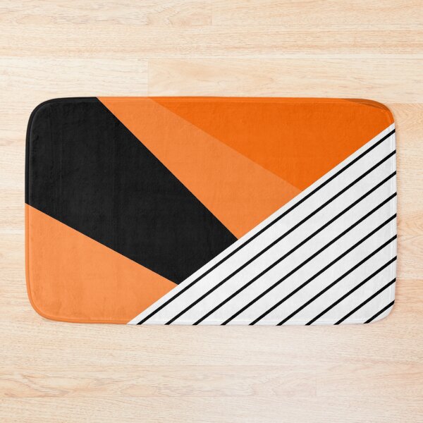 Artikelvorschau, Orange Geometric Pattern with Stripes entworfen und verkauft von Arianna Khalil.