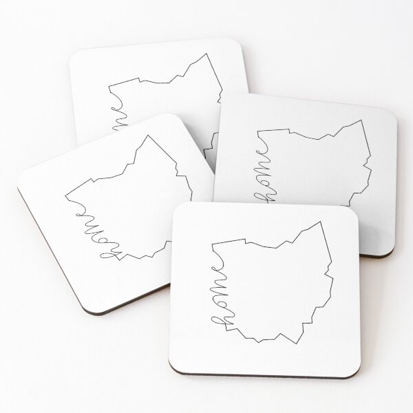 Item preview, Ohio Home State Outline Map Black and White designed and sold by clothesy7.