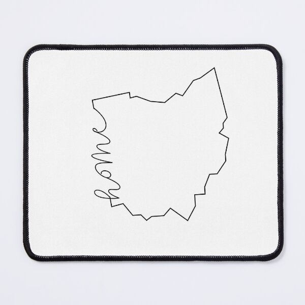 Item preview, Ohio Home State Outline Map Black and White designed and sold by clothesy7.