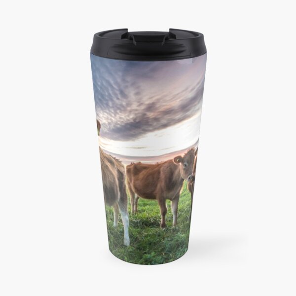 Jersey's beautiful "Jersey Cows" Travel Coffee Mug