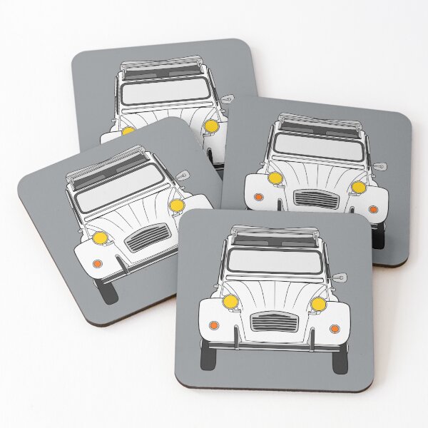 Item preview, Citroen 2CV white color designed and sold by EdimDesign.
