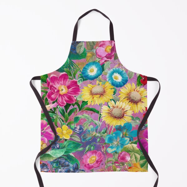 Artikelvorschau, Vintage Blumenmuster Himmel, Pflanzenmuster, botanische Illustration, Vintage rosa lila Blumen entworfen und verkauft von ZeinabTaha.