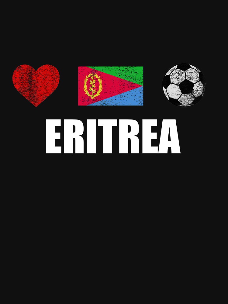 "Eritrea Football Shirt - Eritrea Soccer Jersey" T-shirt by ozziwar