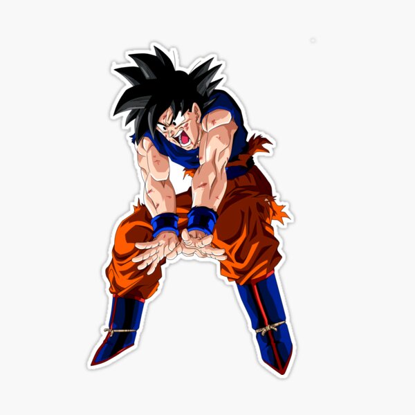 Goku SSJ 2 Sticker by Dankelys