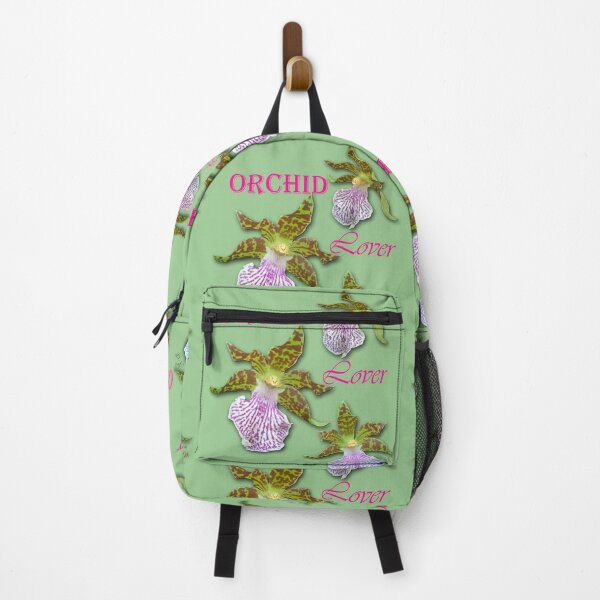 Item preview, Orchid Lover Green Purple Tiger Orchids Green Background designed and sold by SpiritGifts.