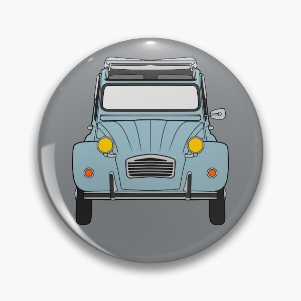 Item preview, Citroen 2CV baby blue color designed and sold by EdimDesign.