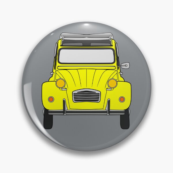 Item preview, Citroen 2CV yellow color designed and sold by EdimDesign.