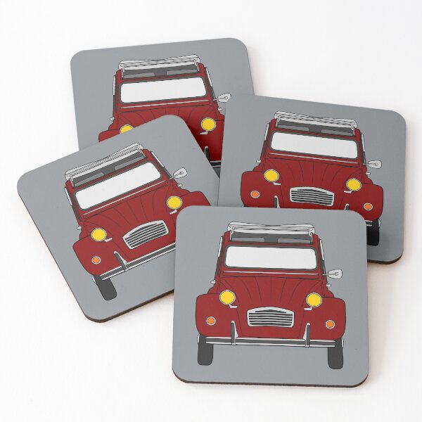 Item preview, Citroen 2CV burgundy color designed and sold by EdimDesign.