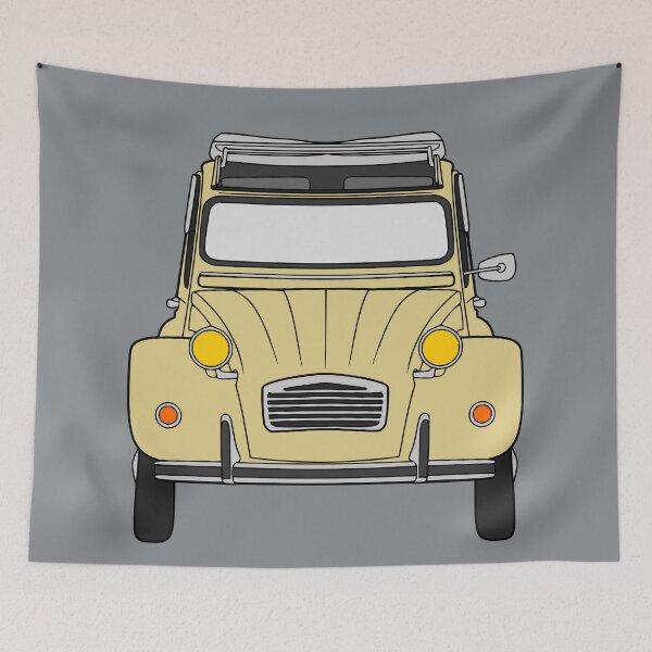Item preview, Citroen 2CV beige color designed and sold by EdimDesign.