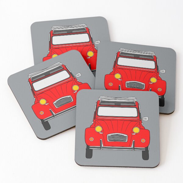 Item preview, Citroen 2CV red color designed and sold by EdimDesign.
