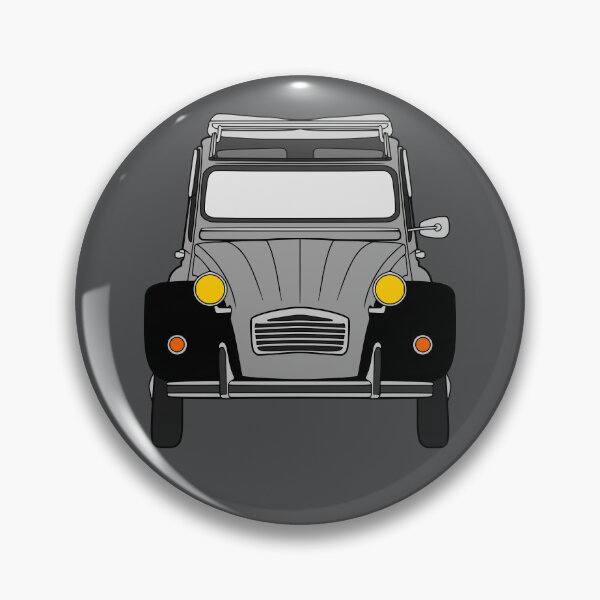 Item preview, Citroen 2CV gray black color designed and sold by EdimDesign.
