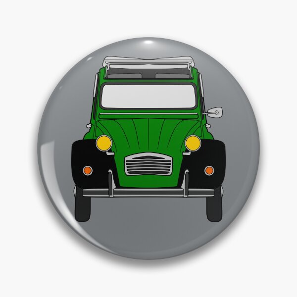 Item preview, Citroen 2CV green black color designed and sold by EdimDesign.