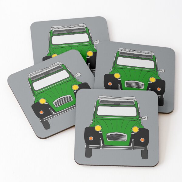 Item preview, Citroen 2CV green black color designed and sold by EdimDesign.
