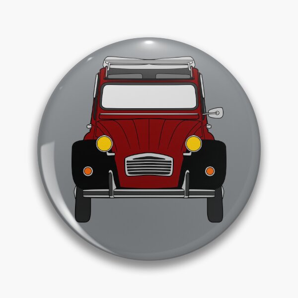 Item preview, Citroen 2CV burgundy black color designed and sold by EdimDesign.