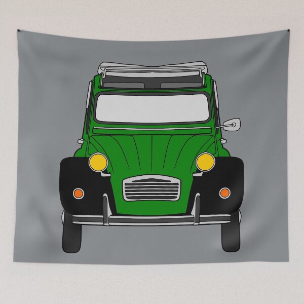 Item preview, Citroen 2CV green black color designed and sold by EdimDesign.