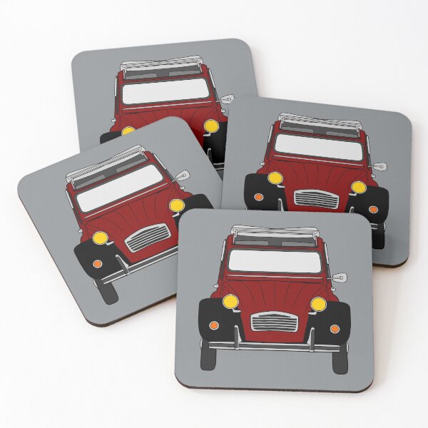 Item preview, Citroen 2CV burgundy black color designed and sold by EdimDesign.