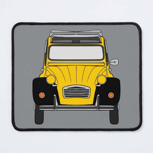 Item preview, Citroen 2CV yellow black color designed and sold by EdimDesign.
