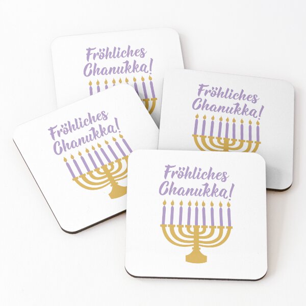 Item preview, Fröhliches Chanukkah. Happy Hanukkah - German text. Lettering. designed and sold by pidzam4e.