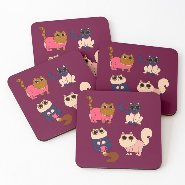 Item preview, Cats in Pajamas - Modern Fall Palette & Jam designed and sold by EcoElsa.