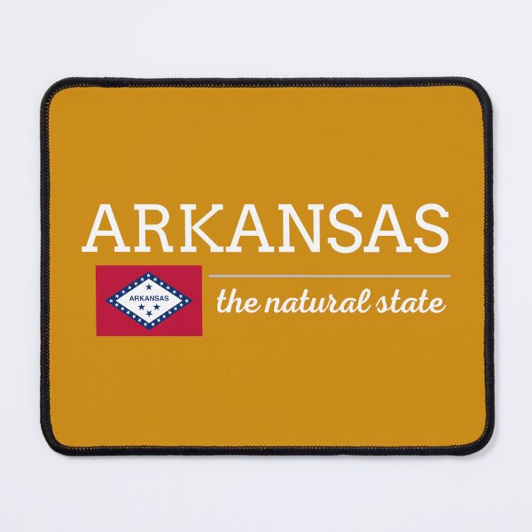 Item preview, ARKANSAS State with Flag designed and sold by philevera.