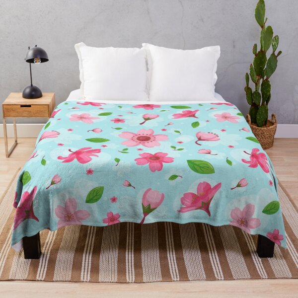 Item preview, Cherry Blossom Flower Pattern 17 designed and sold by AlokeDesigns.