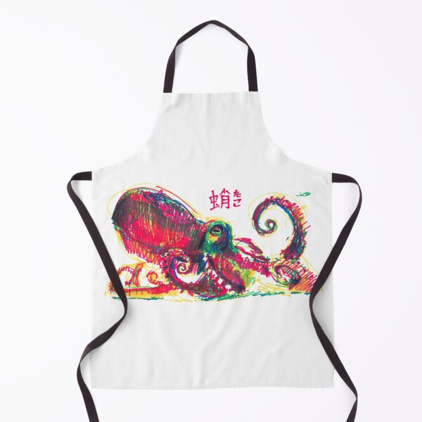 Item preview, Octopus Tako Primary Colours Marker Sketch designed and sold by TomuAri.