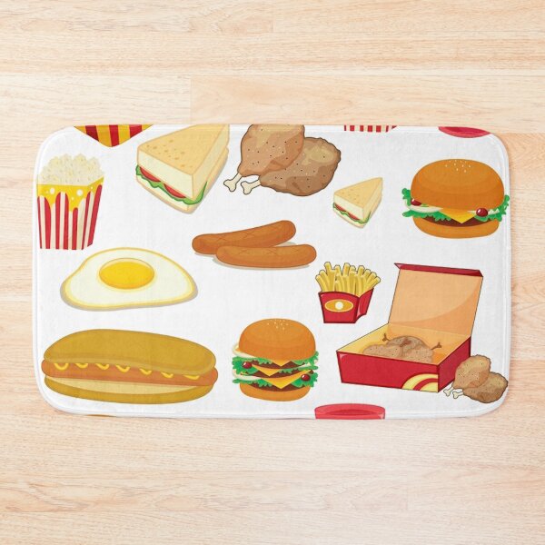 Item preview, Junk food Fast food, food burger material designed and sold by BlackDiamond96.