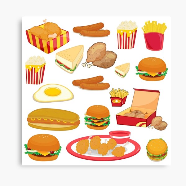 Item preview, Junk food Fast food, food burger material designed and sold by BlackDiamond96.