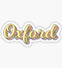 Oxford Retro Sticker