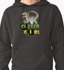 Clever Girl Dinosaur Pullover Hoodie