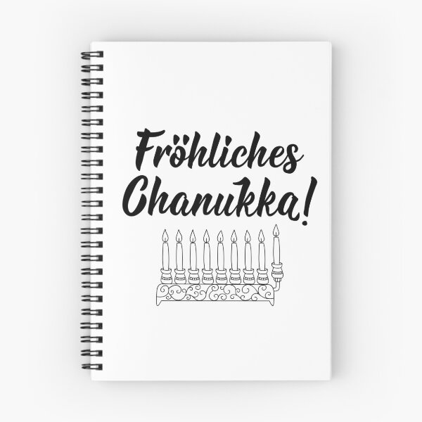Item preview, Fröhliches Chanukkah. Happy Hanukkah - German text. Lettering. designed and sold by pidzam4e.